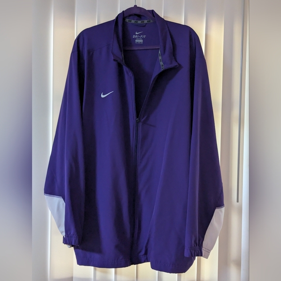 S465 Nike Purple Track Jacket/Windbreaker - Picture 1 of 12